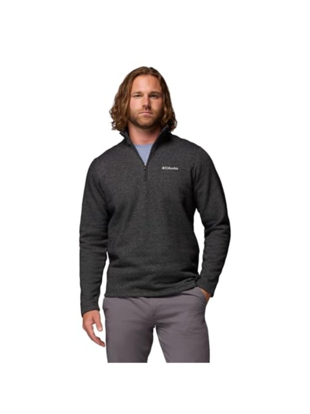 Columbia Mens Great Hart Mountain III Half Zip Fleece Pullover